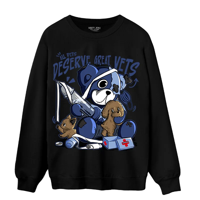 NastyJamz Midnight Navy 5s Sweatshirt Match Veterinary BER