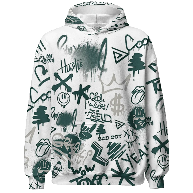 NastyJamz Oxidized Green 4s Sweatshirt Match Graffiti King 3D All-Over Print