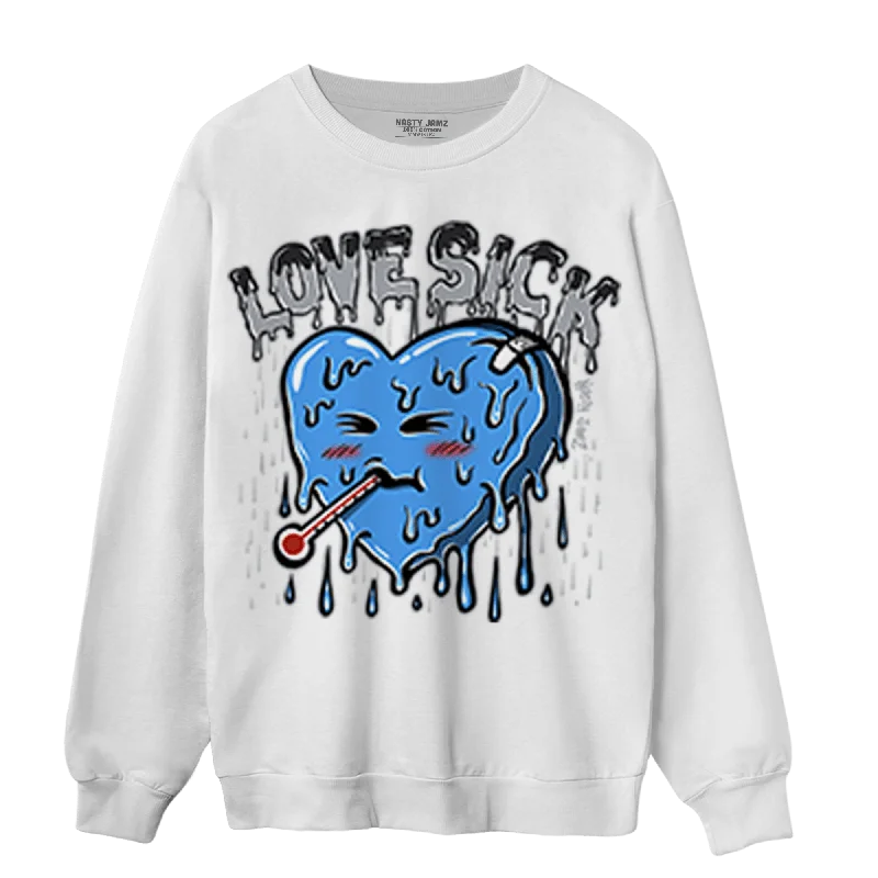 NastyJamz University Blue 5s Sweatshirt Match Love Sick