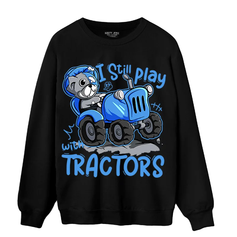 NastyJamz University Blue 5s Sweatshirt Match Play With Tractors BER