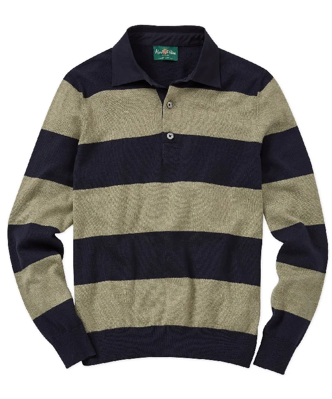 Last chance! Men’s clothing at unbeatable prices. Alan Paine of England Cotton-Cashmere Rugby Stripe Sweater Last chance! Men’s clothing at unbeatable prices. Alan Paine of England Cotton-Cashmere Rugby Stripe Sweater