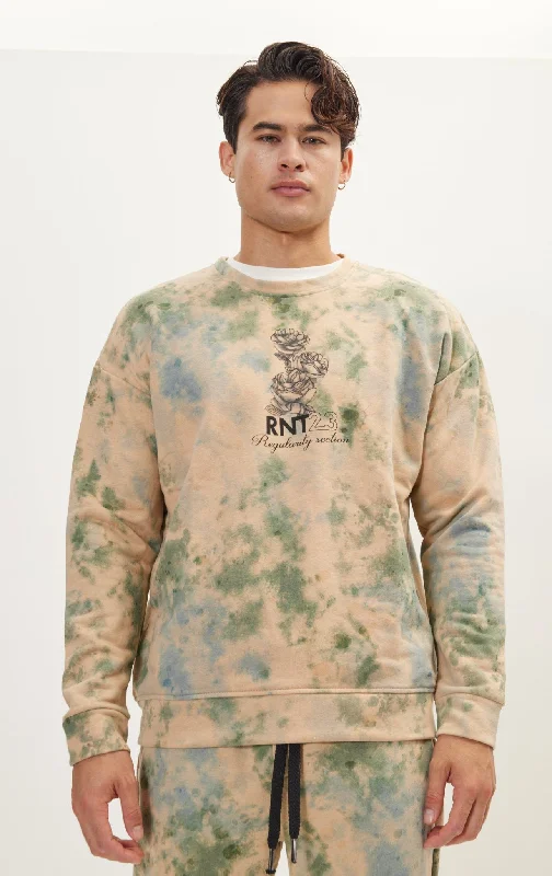 Tie-Dye Hoodie - Green