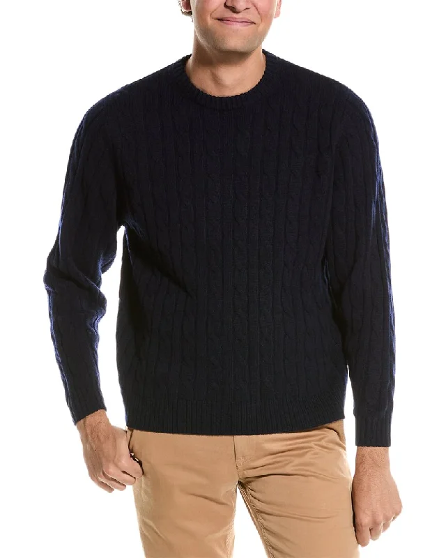 Don’t miss out – huge discounts on men’s trendy styles.  Alashan Cable Wool Pullover
