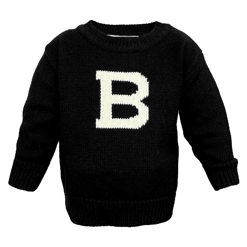 Baby Varsity Sweater with B