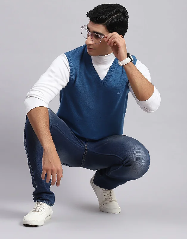 Limited-time promo – up to 70% off on men's essentials. Men Blue Solid V Neck Sleeveless Sweaters/Pullovers Limited-time promo – up to 70% off on men's essentials. Men Blue Solid V Neck Sleeveless Sweaters/Pullovers