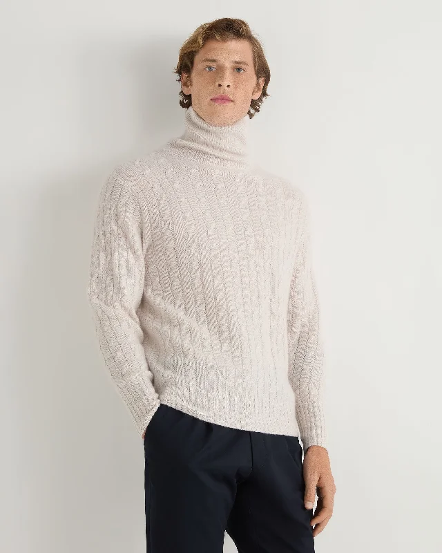 Best deals on men’s clothing – Sale ends soon, shop today! Men's Berwick Cable Turtle Neck Cashmere Sweater Frost White Best deals on men’s clothing – Sale ends soon, shop today! Men's Berwick Cable Turtle Neck Cashmere Sweater Frost White