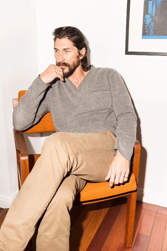 Seasonal clearance – Save on all clothing essentials this weekend. Men's French Terry Raw Neck Pocket Sweater Seasonal clearance – Save on all clothing essentials this weekend. Men's French Terry Raw Neck Pocket Sweater