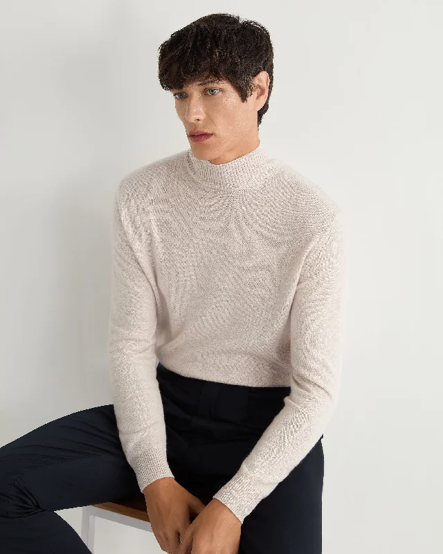 Shop exclusive offers on men’sapparel Men's Mayfair Turtle Neck Cashmere Sweater Frost White Shop exclusive offers on men’sapparel Men's Mayfair Turtle Neck Cashmere Sweater Frost White