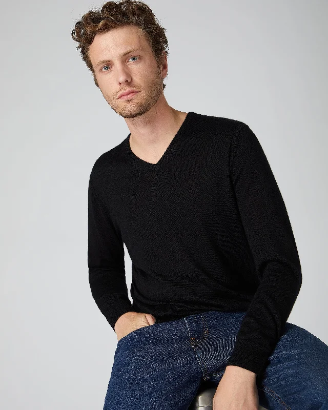 Save up to 60% on new arrivals in clothing – Shop now! Men's Conduit Fine Gauge Cashmere V Neck Sweater Black Save up to 60% on new arrivals in clothing – Shop now! Men's Conduit Fine Gauge Cashmere V Neck Sweater Black