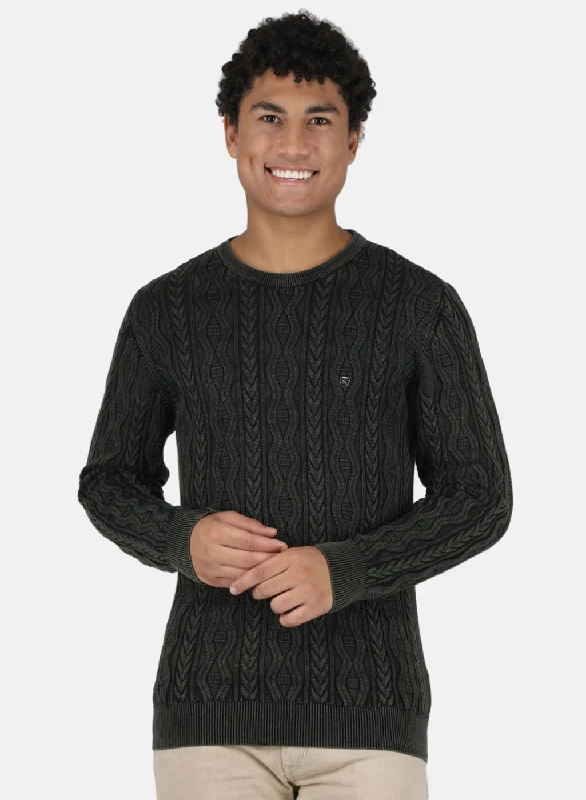– Shop now and save big.  Men Green Self Design Pullover