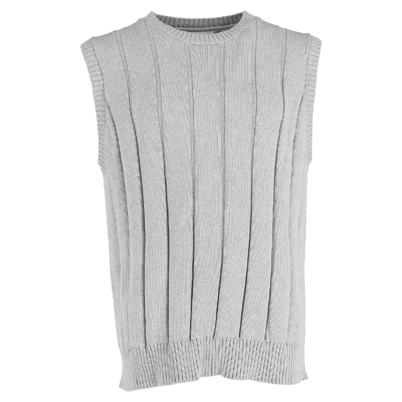Don’t wait – Shop now for limited-time discounts on trendy clothing. Mr. P. Ribbed Knit Vest in Grey Cotton Don’t wait – Shop now for limited-time discounts on trendy clothing. Mr. P. Ribbed Knit Vest in Grey Cotton