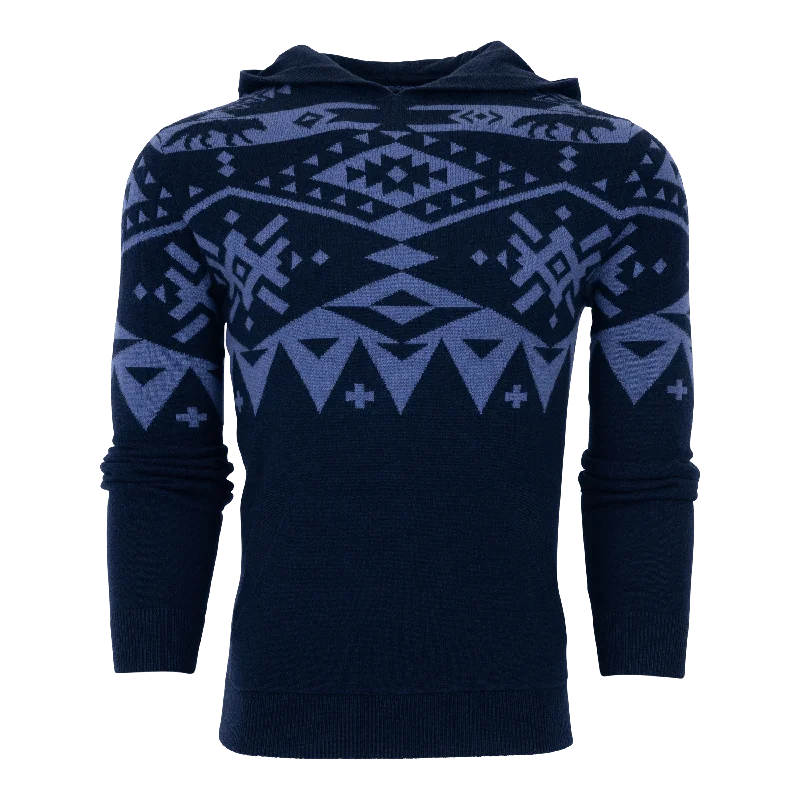 Nordic Fair Isle Sweater Hoodie