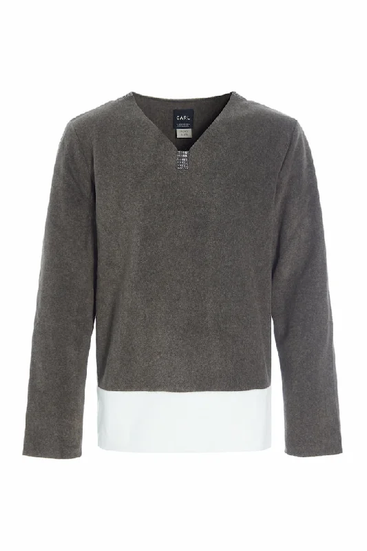 Shop the best clothing brands at amazing prices – ONE SIZE BLOUSE MEN - 1013C - BARK/OFF WHITE Shop the best clothing brands at amazing prices – ONE SIZE BLOUSE MEN - 1013C - BARK/OFF WHITE