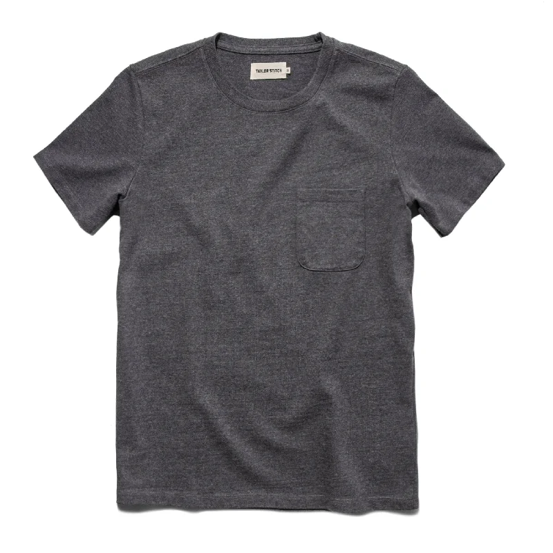 The Heavy Bag Tee in Heather Grey