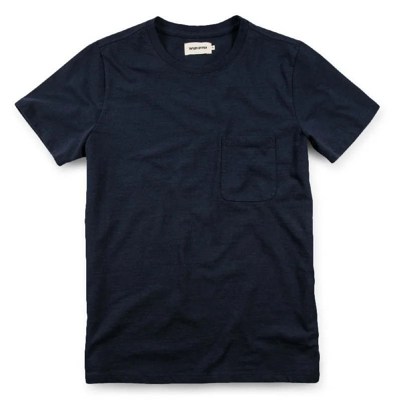 The Heavy Bag Tee in Navy