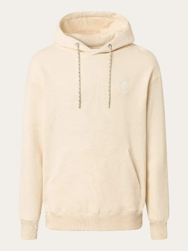 Seasonal fashion sale – Save on all your wardrobe essentials today! Loose fit hood kangaroo pocket sweat with embroidery at chest - Buttercream Seasonal fashion sale – Save on all your wardrobe essentials today! Loose fit hood kangaroo pocket sweat with embroidery at chest - Buttercream