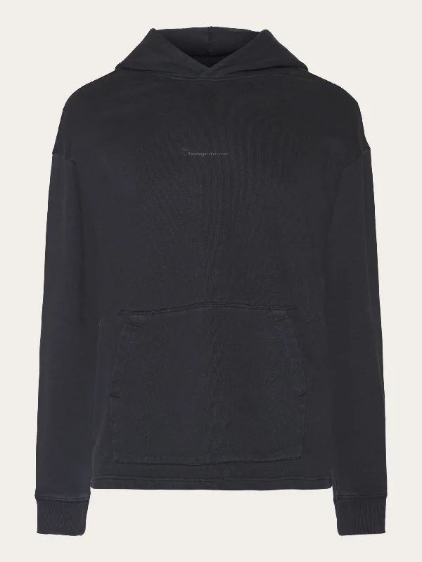 Shop the latest fashion trends with huge savings on all clothing. Loose fit hood sweat with logo chest print - GOTS/Vegan - Black Jet Shop the latest fashion trends with huge savings on all clothing. Loose fit hood sweat with logo chest print - GOTS/Vegan - Black Jet