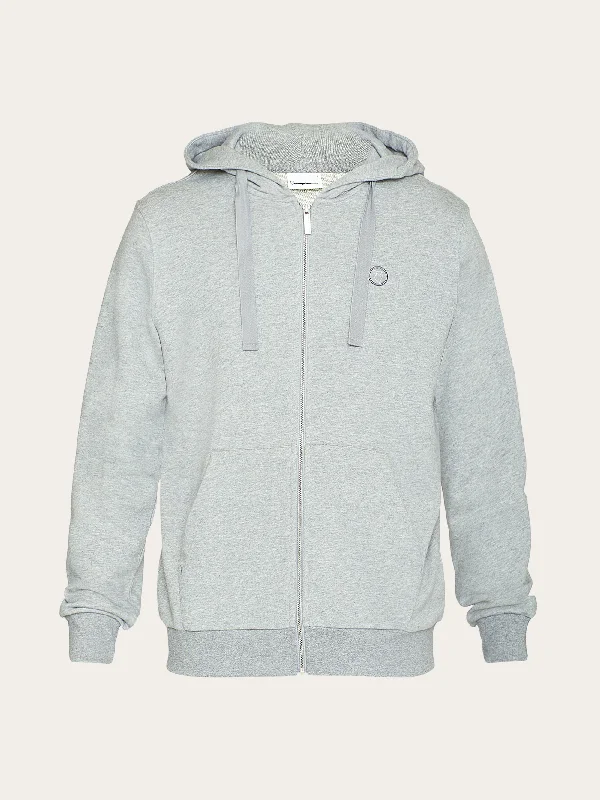 Shop men’s clothing for all seasons – Save big today! Zip hood kangaroo badge sweat - Grey Melange Shop men’s clothing for all seasons – Save big today! Zip hood kangaroo badge sweat - Grey Melange