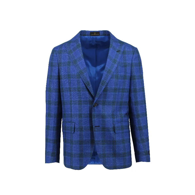  – Shop stylish items today!  Blue with Green Check Sport Coat