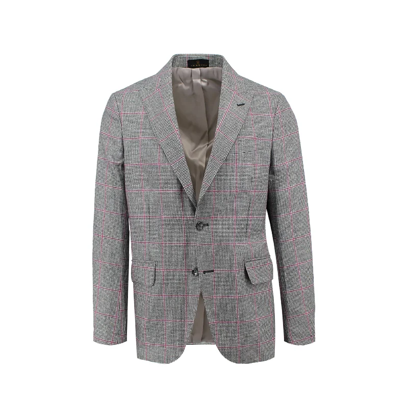 Flash sale alert! Shop fashion-forward clothing at discounted prices. Black Houndstooth with Pink Window Pane Sport Coat Flash sale alert! Shop fashion-forward clothing at discounted prices. Black Houndstooth with Pink Window Pane Sport Coat