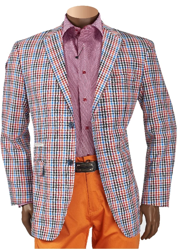 Shop the latest clothing deals – Huge discounts on fashion essentials!  5288 I Inserch Check Plaid Blazer I Multi Color