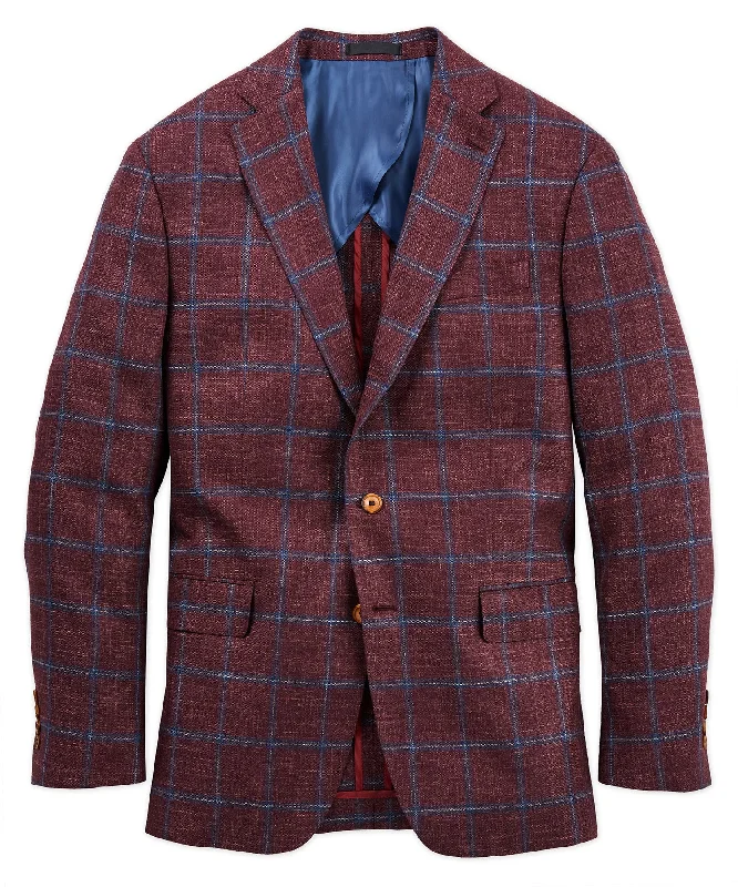 Exclusive online offer: Save 30% on all men's clothing. Wool-Silk-Linen Plaid Sport Coat Exclusive online offer: Save 30% on all men's clothing. Wool-Silk-Linen Plaid Sport Coat