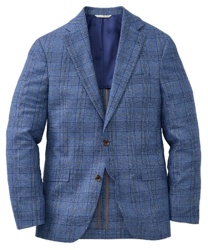Big discounts – don’t miss out!  Glen Plaid Wool Sport Coat