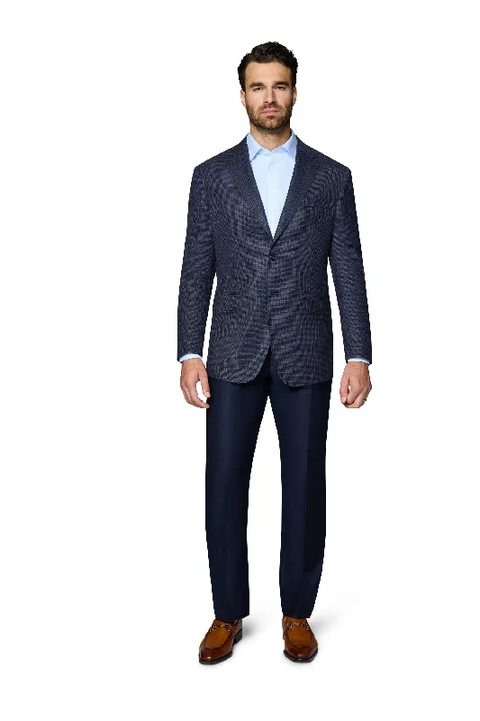 Berragamo Wool Sport Coat Modern Fit - Blue