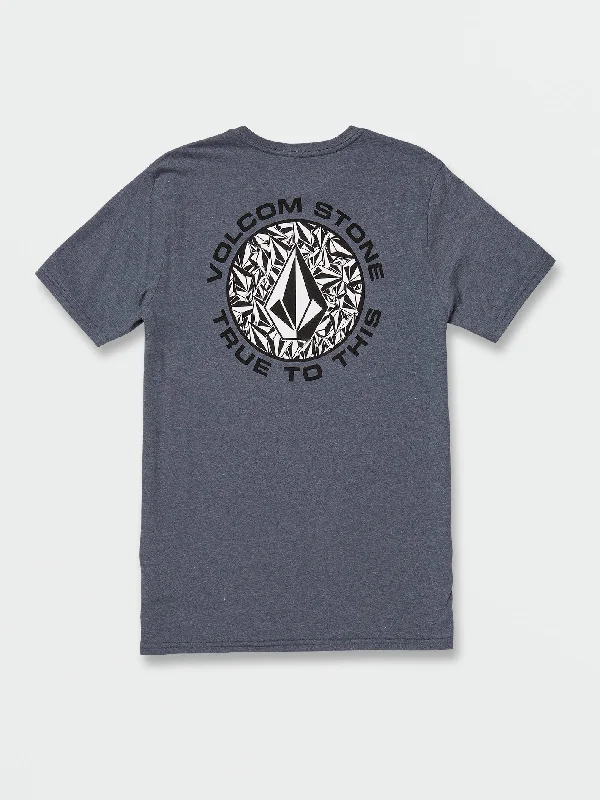 True To This Short Sleeve Tee - Dark Slate Heather