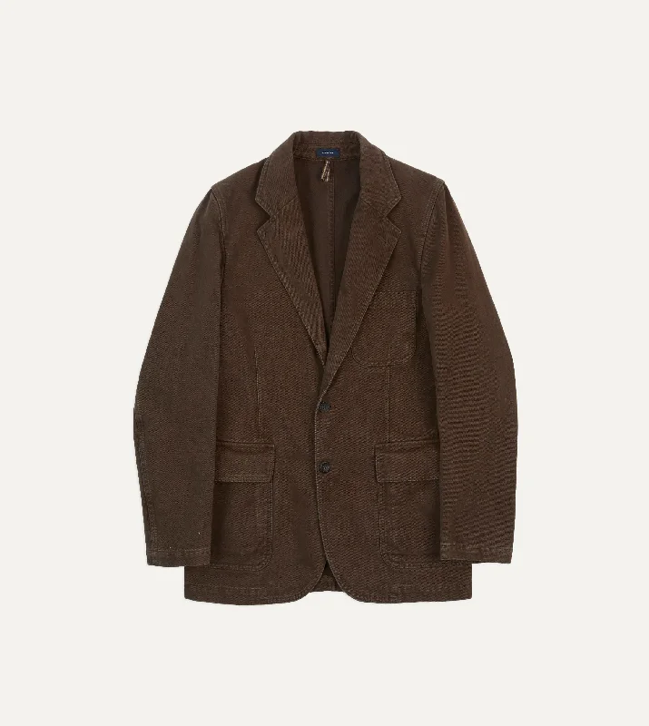 Exclusive clothing deals for  customers – Shop today!  Brown Heavy Cotton Twill Games Blazer Mk. I