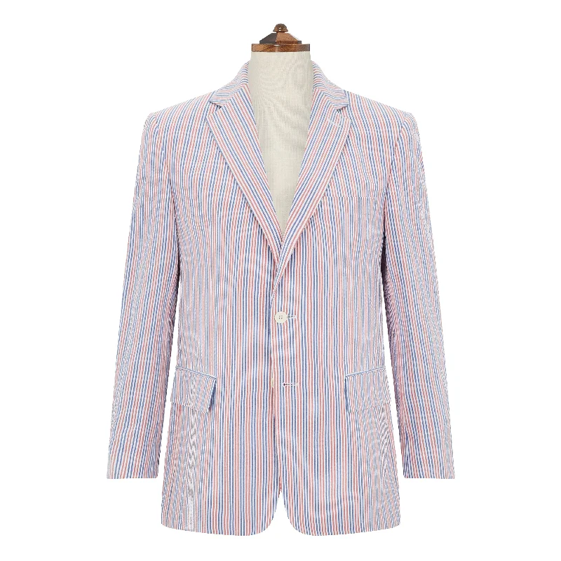Exclusive online discounts – Shop clothing for every occasion! William Blue Red Seersucker Jacket Exclusive online discounts – Shop clothing for every occasion! William Blue Red Seersucker Jacket