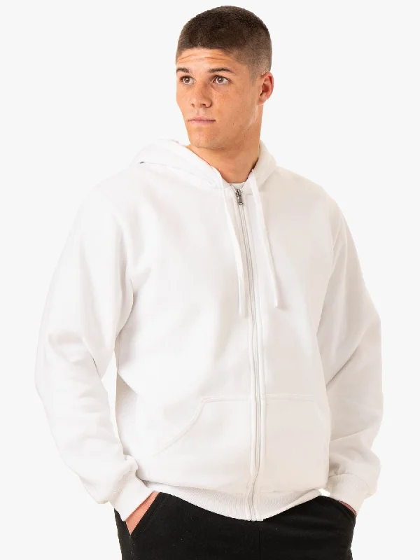Flash sale alert! Shop fashion-forward clothing at discounted prices. Essential Zip Up Jacket - White Flash sale alert! Shop fashion-forward clothing at discounted prices. Essential Zip Up Jacket - White