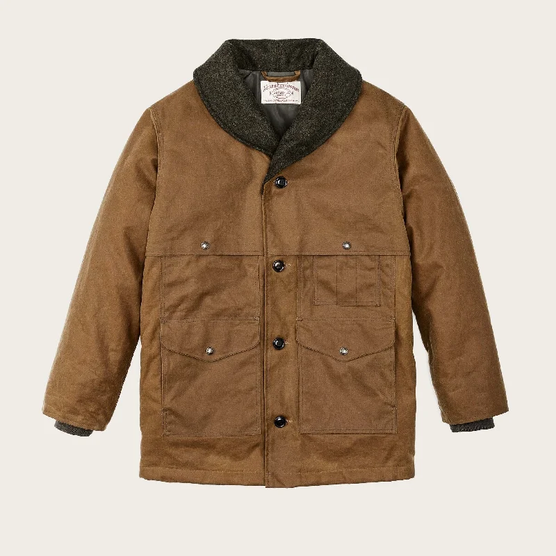 Men’s wardrobe essentials now at unbeatable prices.  TIN CLOTH INSULATED PACKER COAT