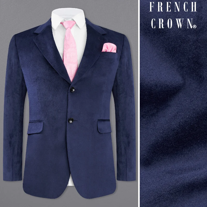 Shop the best fashion at unbeatable prices – Limited time only. Firefly Blue Single Breasted Velvet Blazer Shop the best fashion at unbeatable prices – Limited time only. Firefly Blue Single Breasted Velvet Blazer