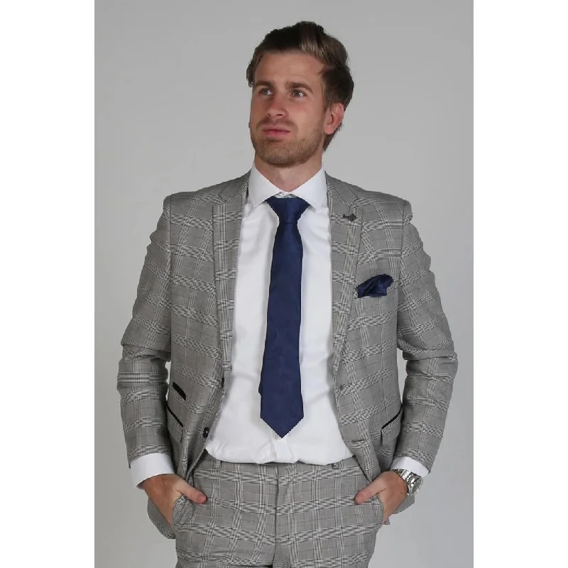 Update your look for less with men’s clothing on sale. Hugo - Men's Check Grey Blazer Update your look for less with men’s clothing on sale. Hugo - Men's Check Grey Blazer