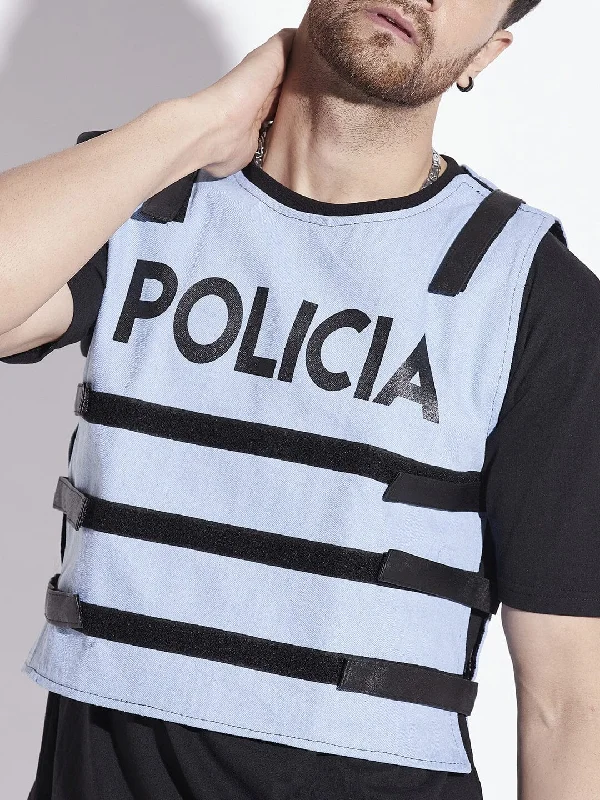 Shop stylish and affordable clothes –   Ice Wash Policia Tactical Jacket