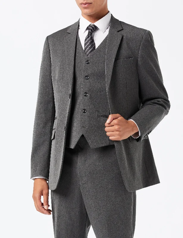 Shop stylish and affordable clothes –   JROSS - CHARCOAL FORMAL JACKET & WAISTCOAT