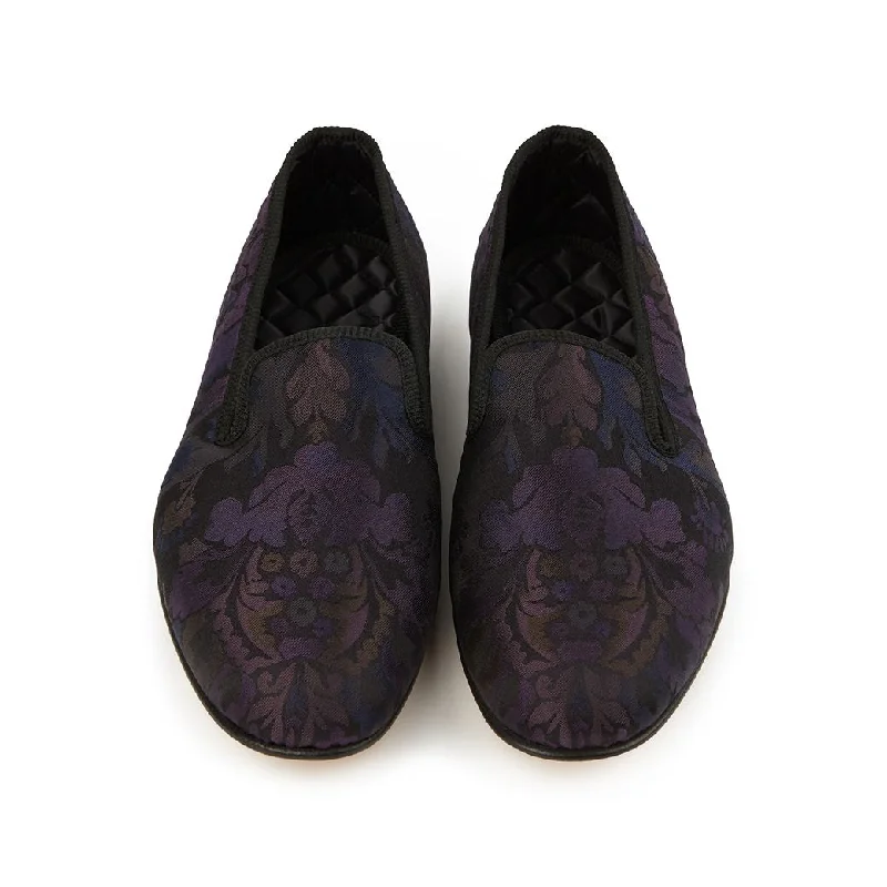 Limited-time sale: Save on all your favorite clothing items. Knightsbridge Jacquard Purple Slipper Limited-time sale: Save on all your favorite clothing items. Knightsbridge Jacquard Purple Slipper
