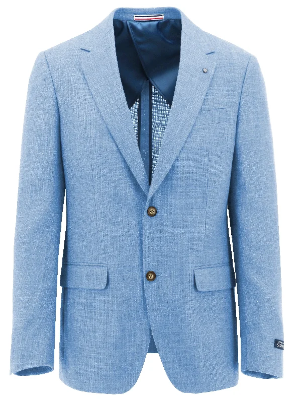 Shop the latest trends in men's clothing at unbeatable prices. Lazio Light Blue Linen Blend Sports Jacket Shop the latest trends in men's clothing at unbeatable prices. Lazio Light Blue Linen Blend Sports Jacket