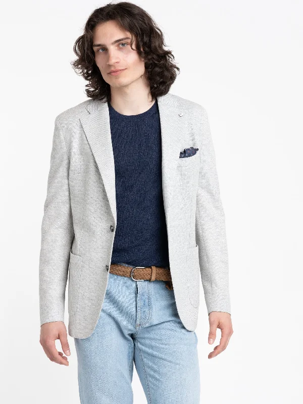 Shop now for the latest fashion trends and enjoy special promotions! Light Grey Jack Cotton-Linen Sport Jacket Shop now for the latest fashion trends and enjoy special promotions! Light Grey Jack Cotton-Linen Sport Jacket