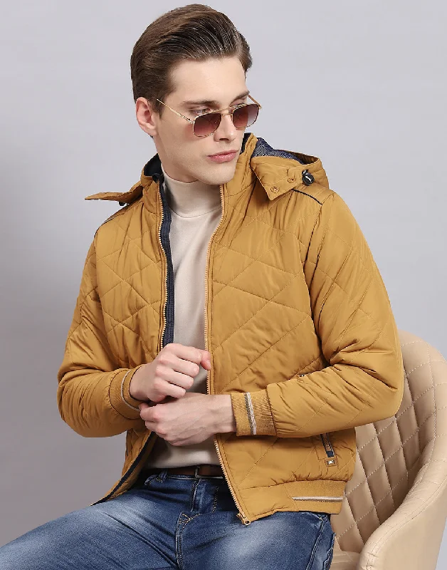 Flash sale on trendy clothing – Limited time offers available online. Men Mustard Solid Hooded Full Sleeve Jacket Flash sale on trendy clothing – Limited time offers available online. Men Mustard Solid Hooded Full Sleeve Jacket