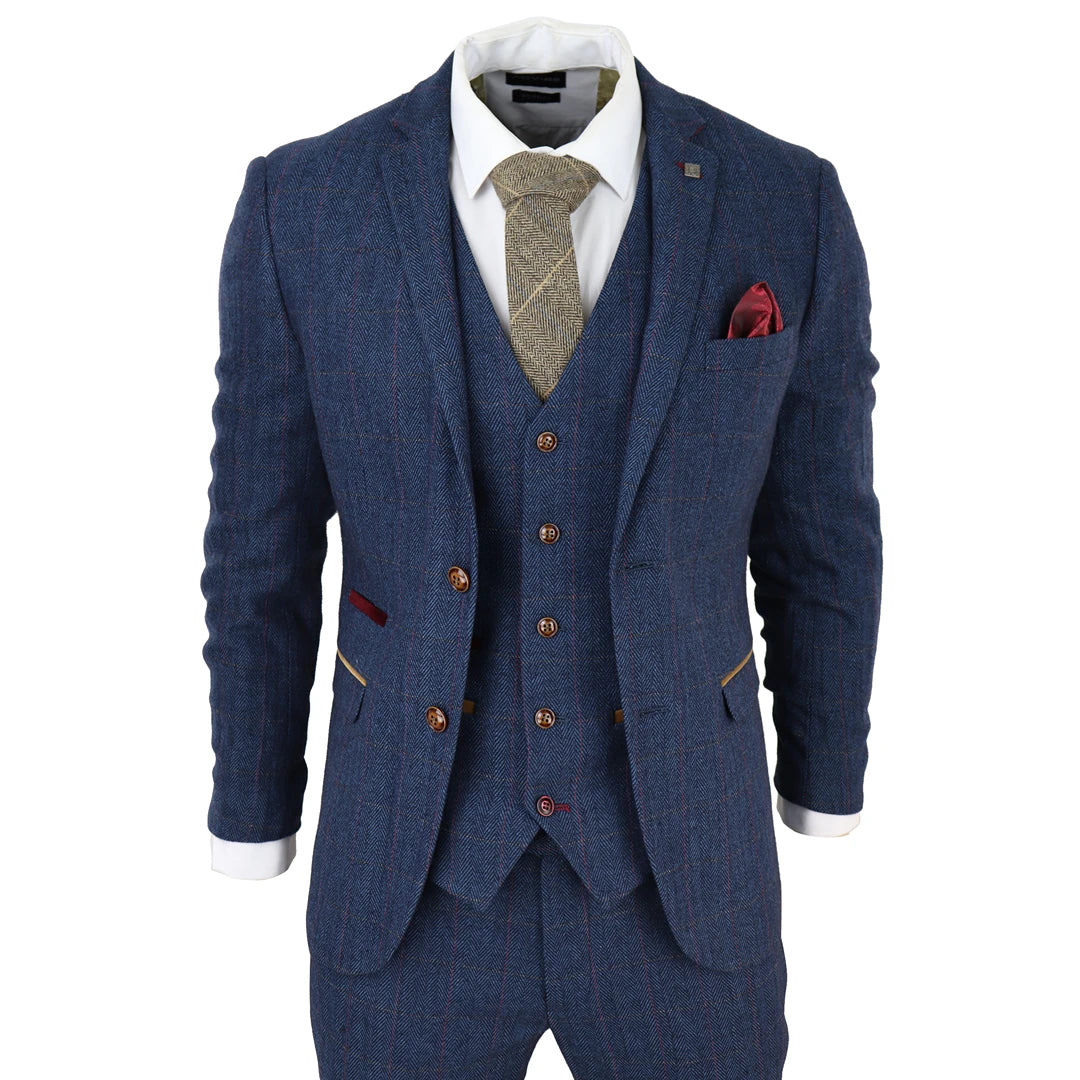 Last chance! Men’s clothing at unbeatable prices. Mens Blue Blazer Herringbone Tweed Checked Formal Suit Jacket Last chance! Men’s clothing at unbeatable prices. Mens Blue Blazer Herringbone Tweed Checked Formal Suit Jacket