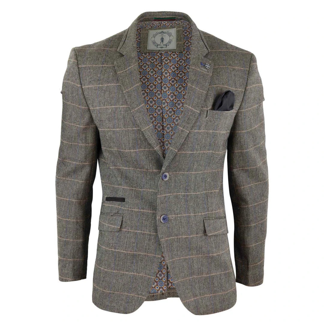 Big discounts – Shop now for amazing deals. baron - Men's Oak Brown Check Herringbone Tweed Blazer Jacket or Waistcoat Big discounts – Shop now for amazing deals. baron - Men's Oak Brown Check Herringbone Tweed Blazer Jacket or Waistcoat