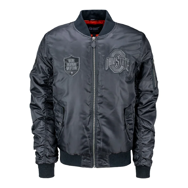Don’t miss these deals – men’s fashion essentials for less. Ohio State Buckeyes G III Our Honor Defend Aviator Full Zip Jacket Don’t miss these deals – men’s fashion essentials for less. Ohio State Buckeyes G III Our Honor Defend Aviator Full Zip Jacket