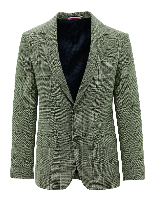  – Shop stylish items today!  Parker Olive Checked Sports Jacket