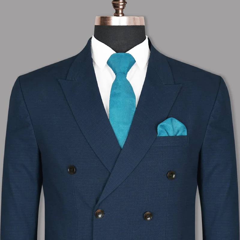 End-of-season sale – men’s clothing essentials up to 60% off! Royal Blue Subtle Checked Premium Cotton Double-Breasted Blazer End-of-season sale – men’s clothing essentials up to 60% off! Royal Blue Subtle Checked Premium Cotton Double-Breasted Blazer