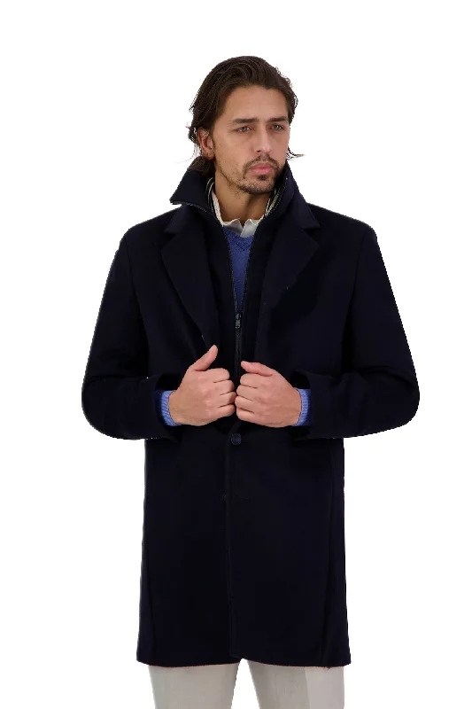 Seasonal clearance – Save on all clothing essentials this weekend. Savile Row Navy Jared Removable Collar Coat OC9 Seasonal clearance – Save on all clothing essentials this weekend. Savile Row Navy Jared Removable Collar Coat OC9