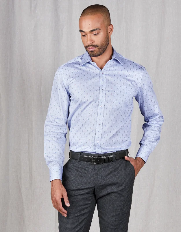 Shop men’s and women’s fashion at unbeatable prices today! Sinatra Light Blue & Red Geo Print Shirt Shop men’s and women’s fashion at unbeatable prices today! Sinatra Light Blue & Red Geo Print Shirt