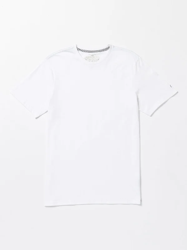 Solid Short Sleeve Tee - White