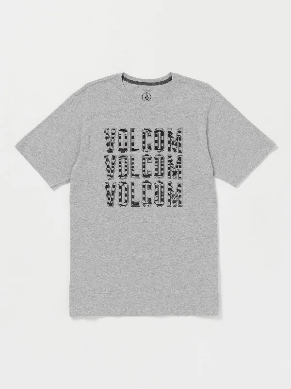 Vibes Time Short Sleeve Tee - Heather Grey